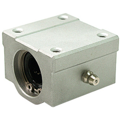 Linear Bushing Housing LH-OH Type, Single, Aluminum Case, With Lubrication Hole
