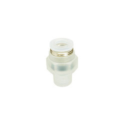 PP Type Tube Fitting for Clean Environment, Straight PPC10-02-C