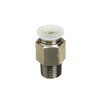 For Clean Environment, PP Type Tube Fitting, Straight Threaded Section SUS304 PPC4-M5SUSFC