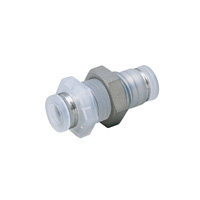 Tube Fitting PP Type Bulkhead Union P for Clean Environments PPMP4F