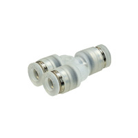 Tube Fitting Polypropylene Type Union Y for Clean Environments PPY8-F