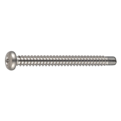 Cross Recessed Pan Head Tapping Screws, 2 Models with Guide, BRP Shape, G=5 CSPPNSG5-SUS-TP4.5-70