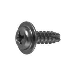 Cross Recessed Pan Washer Head Tapping Screws, 2 Models Grooved B-1 Shape CSPPNSM2-STN-TP3-8