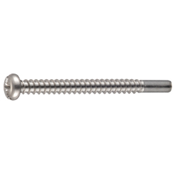 Cross/Straight-Recessed Pan Head Tapping Screw Class 2 with Guide BPR Model G=10 CSBPNNBRPG10-SUS-TP4-30