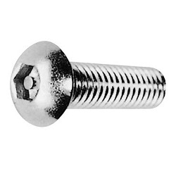 TRF/Tamper-Proof Screw, Stainless Steel Pin, Small Button Hexagonal Hole Screw CSRBTH-SUS-M8-40