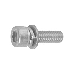 Hexagon Socket Bolt (Cap Screw) I = 3 (with Integrated SW+ISO W), by Tomishin