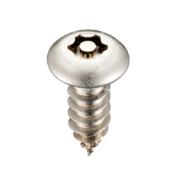 Tamper-Proof Screw - Pin/Button, 6-Lobe Tapping