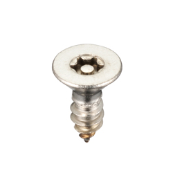 Tamper-Proof Screw, Pin, Flat, 6-Lobed Tapping TX044238