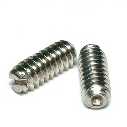 Slotted Set Screw with Cupped End - Inch Size IN16.01032.020
