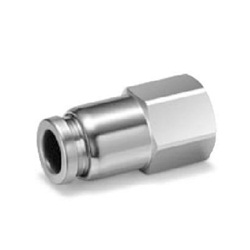 Female Connector KQB2F Metal One-Touch Fitting KQB Series  KQB2F10-G03