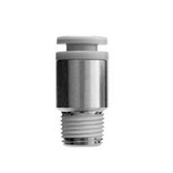 Hex Socket Head Male Connector 10-KGS Stainless Steel One-Touch Fitting, KG Series. 10-KGS08-01
