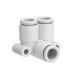 One-Touch Pipe Fitting KQ2 Series Branch Elbow KQ2LU