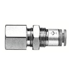 Bulkhead Female Union Fitting KCE One-Touch Pipe Fitting KCE04-02