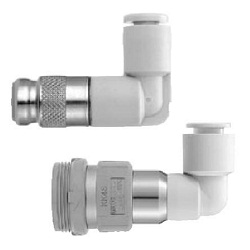 S Coupler KK Series, Socket (S) Elbow Type With One-Touch Fitting