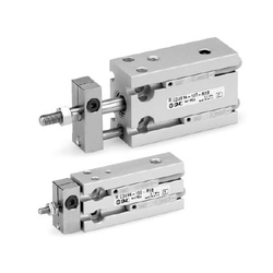 CUK Series Free Mount Cylinder, Non-Rotating Rod Type, Single Acting, Spring Return/Extend