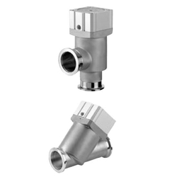Stainless Steel High-Vacuum Angle Valves / In-Line Valves, Normally Closed, Bellows Seal, XMA/XYA Series XMA-16G-M9NA-XR2A