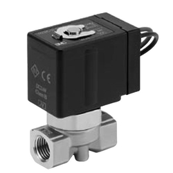 Energy Saving Type Direct Operated 2 Port Solenoid Valve VXE21/22/23 Series VXE2110H-01F-5G1-B
