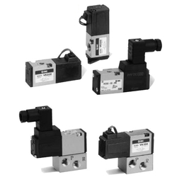 3-Port Solenoid Valve, Direct Operated Poppet Type, Rubber Seal, VK300 Series VK332-1GS-M5