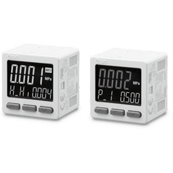 3-Screen Display High-Precision Digital Pressure Switch ZSE20(F)/ISE20 Series ISE20-P-M5-A2