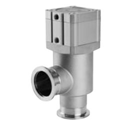 Stainless Steel High Vacuum Angle Valves / In-Line Valves, Double Acting / Bellows Seal, XMC/XYC Series