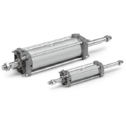 CA2W Series Air Cylinder, Standard Type: Double Acting, Double Rod (Standard / Heat Resistant) CA2WL63-75Z-XB6