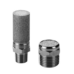 Sintered Metal Element, Stainless Steel With Fitting ESKA Series