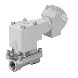 Zero Differential Pressure Operated Pilot Type 2-Port Solenoid Valve Compatible With Rechargeable Battery 25A-VXZ Series 25A-VXZ230BA