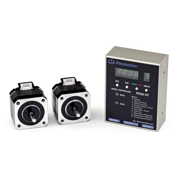 Two-Shaft Simultaneous Drive Speed Controller and Double Stepper Motor Set CSA-UT Series CSA-UT56D3