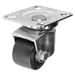 Stainless Steel Low Profile Heavy Load Casters - SUHJ Bracket Set (Without Wheels)