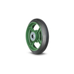 Ductile Caster Wheels Standard Type Rubber Wheels (with Bearings) A/B 230A