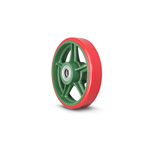 Ductile Caster Wheels Standard Type Urethane Wheels ULB