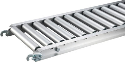 Aluminum Roller Conveyor (Roller Diameter 45 mm, Tube Wall Thickness 1.5 mm) VR-AL4515F-400-75-2000