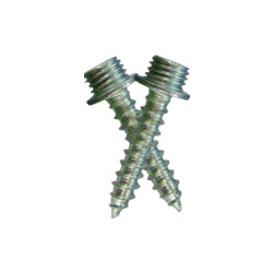 TRUSCO, Hook Stainless-Steel-Like Coating Point Screw Set 4 × 20, 2 pcs. Included
