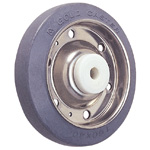 Wheel for SUS-S Series (Stainless Steel) Dedicated Caster Medium Duty Rubber Wheels S-R/S-RB (GOLD CASTER) SUS-S-100RB