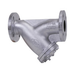Ductile Cast-Iron Flanged Strainer, 10K Type (Y Shape) 10-DTF-N-50A