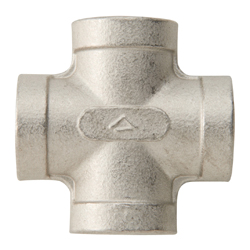 Stainless Steel Screw-in Pipe Fitting, Cross CR-100A-SUS