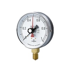 Pressure Gauge, Externally Adjustable Needle Pressure Meter - A Type