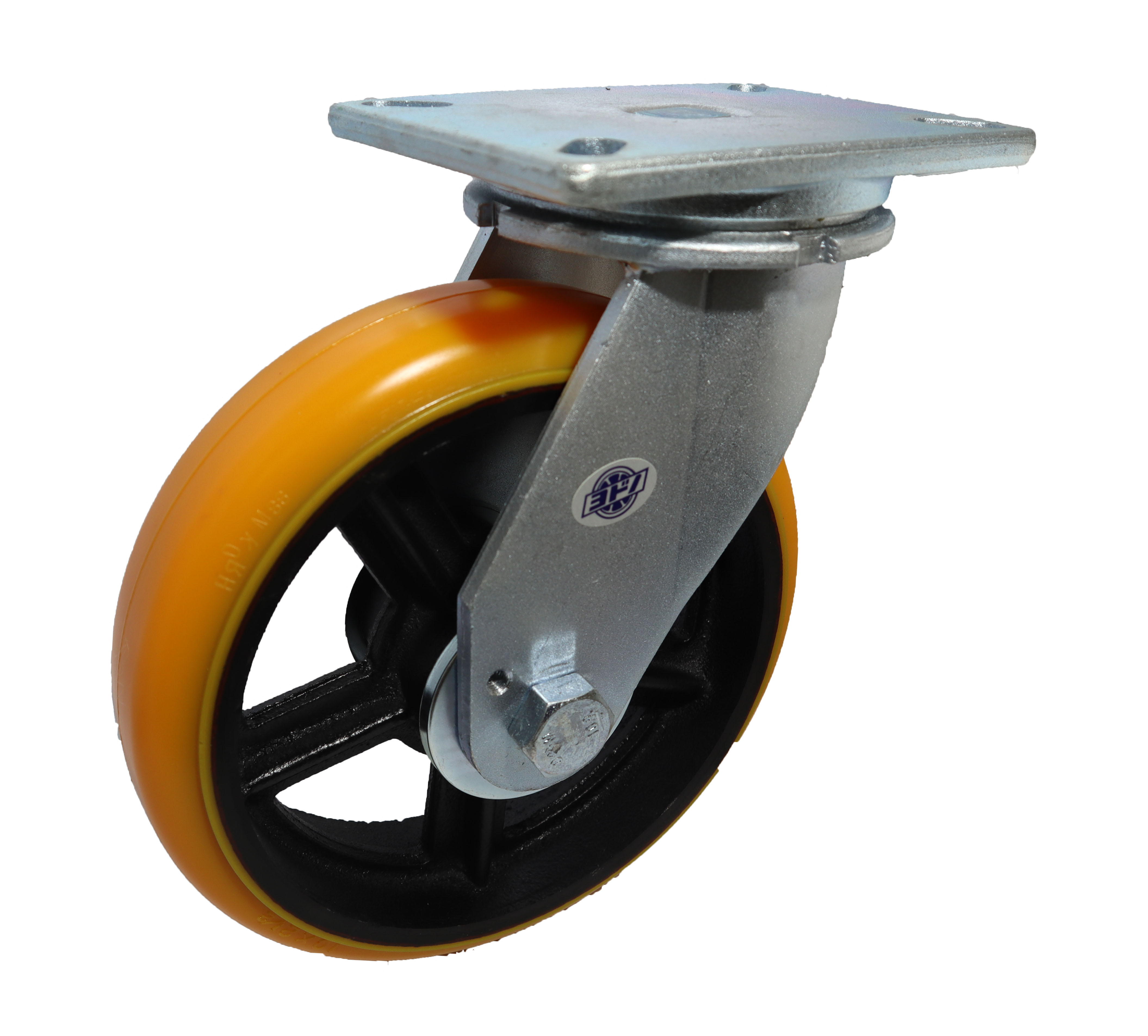 Highly Hard Heavy-Duty Urethane Caster Swivel Wheel (SDUJ Type) SDUJ200-ST-TL