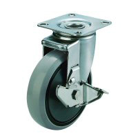 SUS-J2-S Universal Wheel Plate Type (with Stopper)