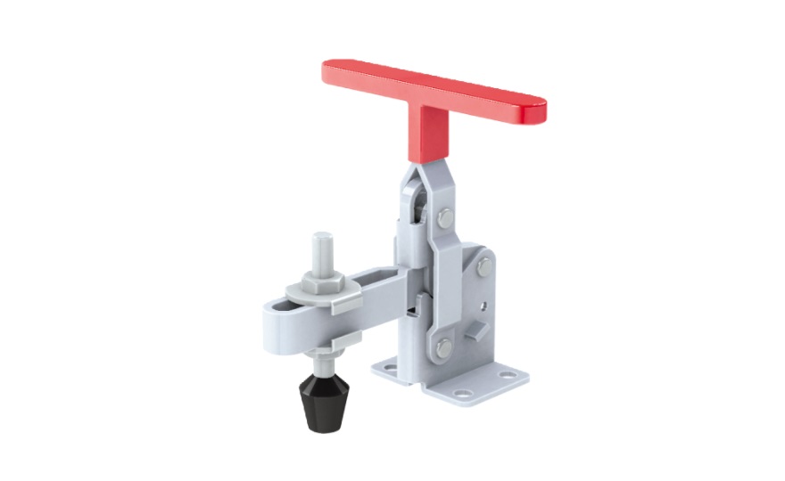 Toggle Clamp - Vertical Handle - U-Shaped Arm (Flanged Base) T-Handle, GH-12285 