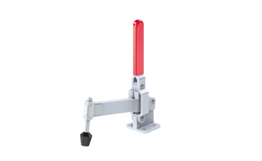 Toggle Clamp - Vertical Handle - Solid Arm (Flanged Base) GH-12315 