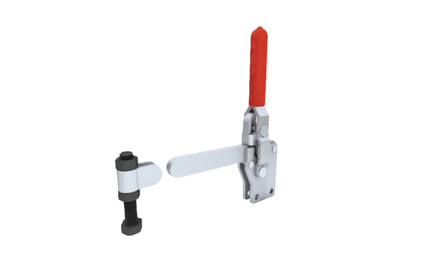 Toggle Clamp - Vertical Handle - Solid Arm (Straight Base) GH-10250 