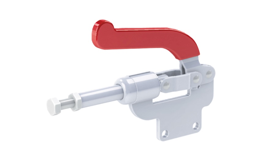 Toggle Clamp - Push-Pull - Straight Base, Stroke 41.3 mm, Straight Handle, GH-36012M