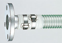 Antistatic hose V.S.-EF type (antistatic) metal fitting mounting example