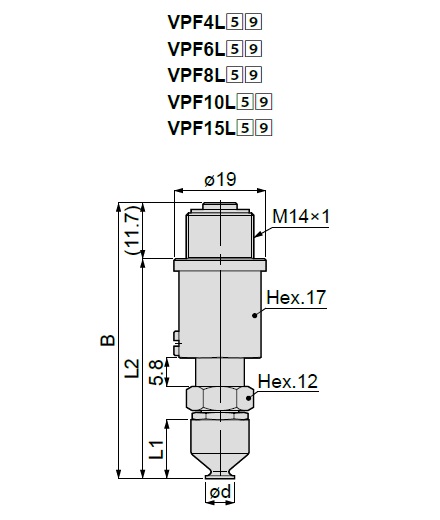 Vacuum Pad Soft Type VPF 