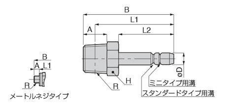 Drawing of Tube Fitting, for General Piping, PT Jack