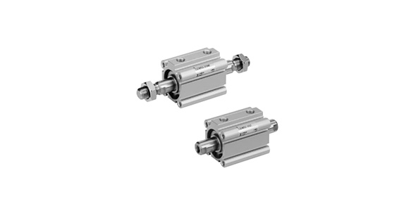 Compact Cylinder: Standard Type, Double Acting, Double Rod CQ2W Series image 