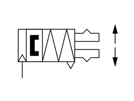 JIS symbol / single acting normally closed / inner-diameter gripping