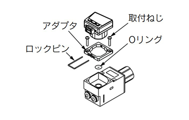 Option 2: ISE35-□-□-□□B  (ARM10/11 Series mounting kit)