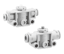 Product specifications 01 of 2-3 Port Mechanical Valve With Quick-Connect Fitting VM100F Series